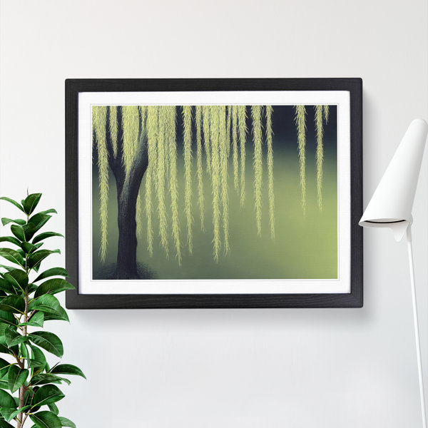 Marlow Home Co. Bold Weeping Willow Tree Picture Frame Graphic Art
